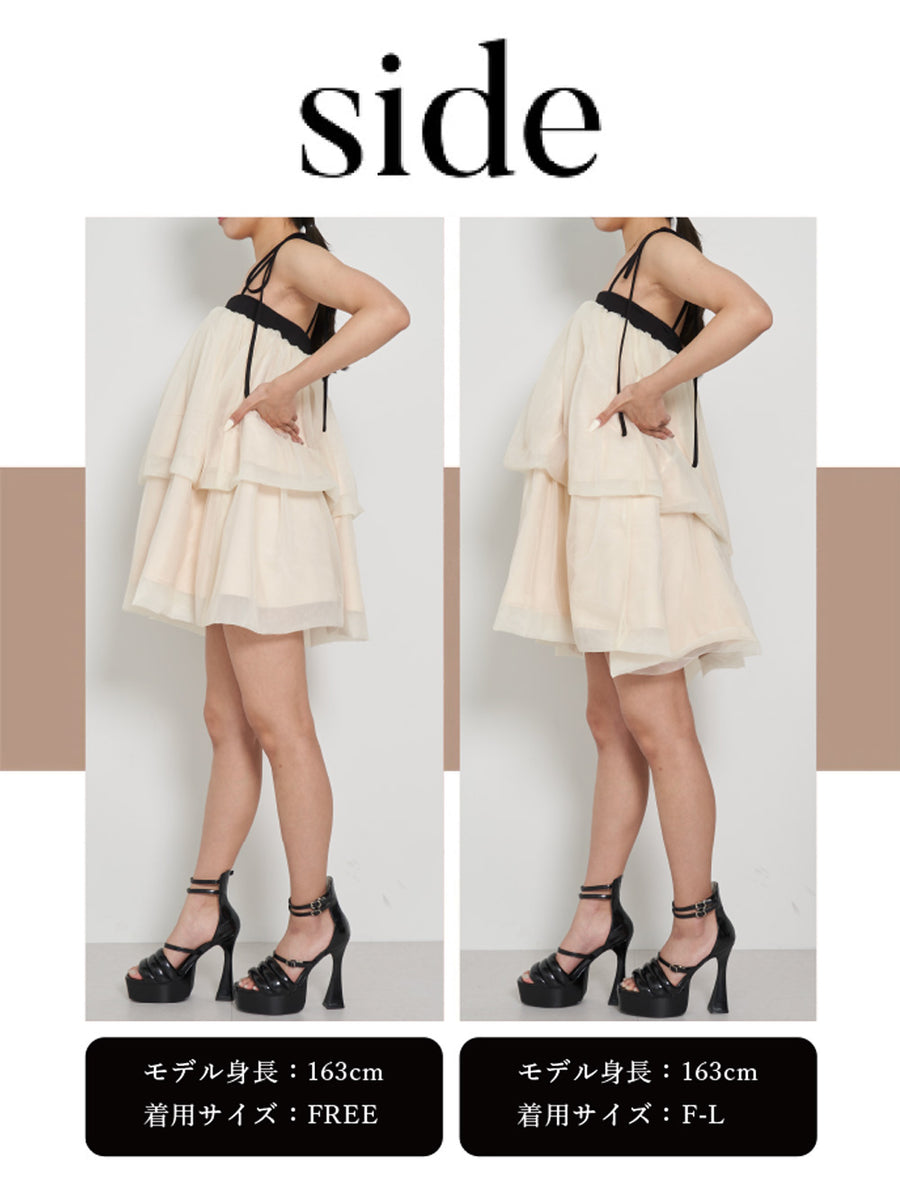 モデル:163cm(着用サイズ:FREE/F-L 着用カラー:BEG)
