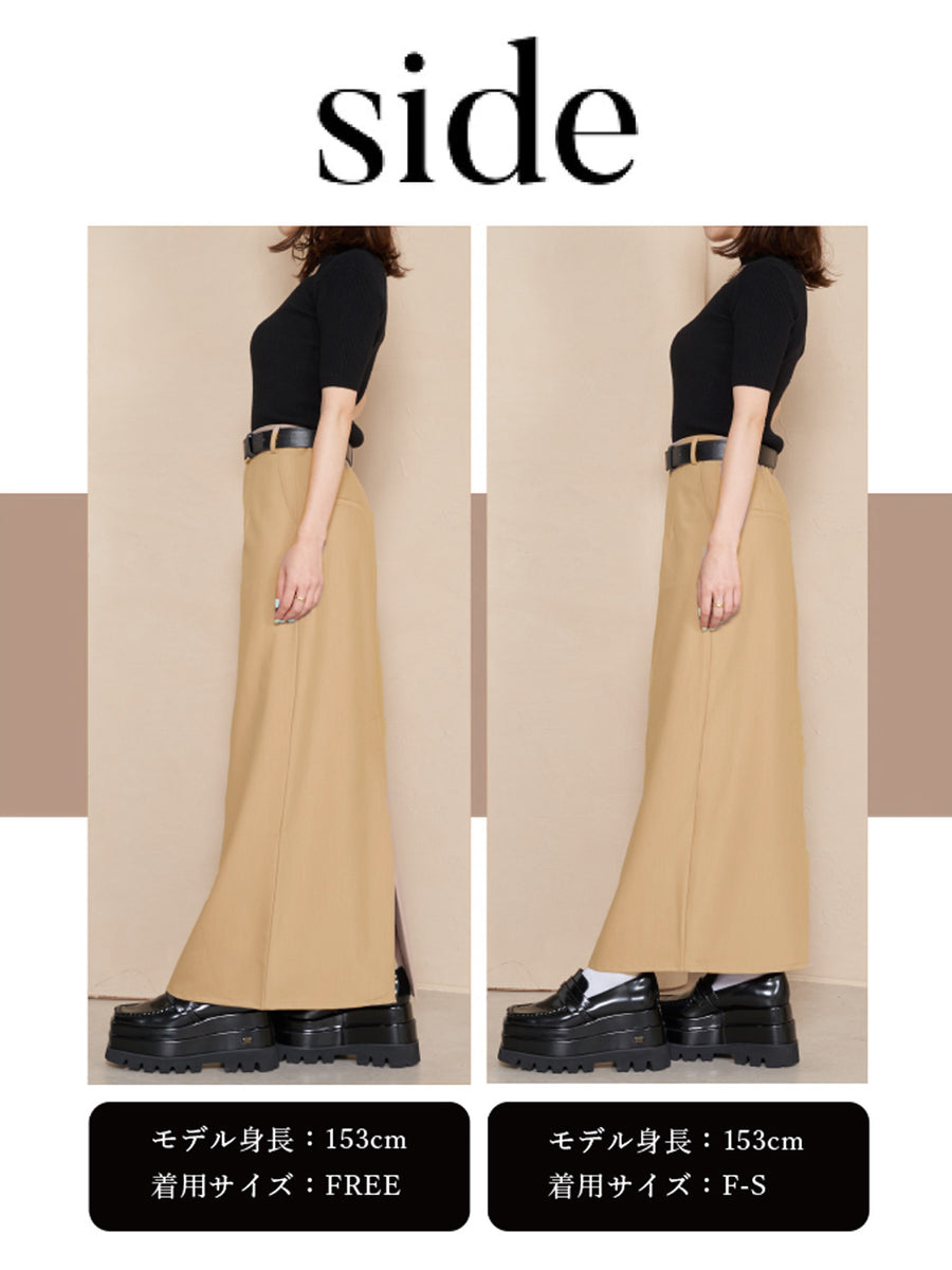 モデル:153cm(着用サイズ:F-S/FREE 着用カラー:BEG)
