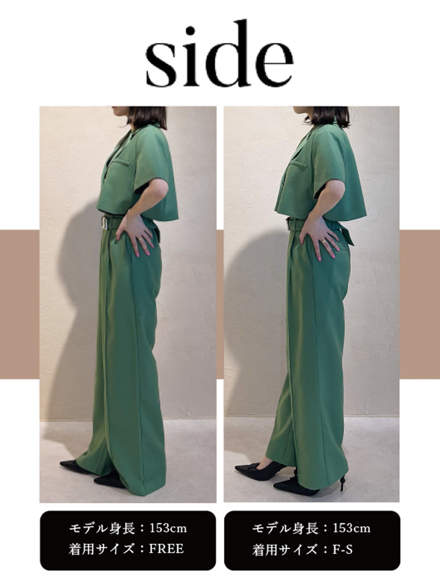 モデル:153cm(着用サイズ:F-S/FREE 着用カラー:MNT)