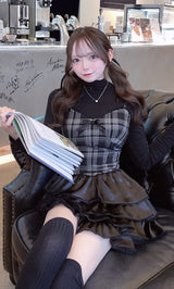 モデル:156cm(着用サイズ:FREE 着用カラー:BLK)