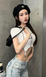 モデル:160cm(着用サイズ:FREE 着用カラー:WHT)
