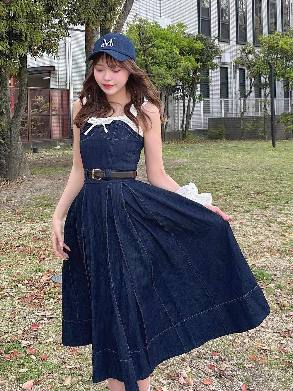 モデル:166cm(着用サイズ:FREE 着用カラー:IND)