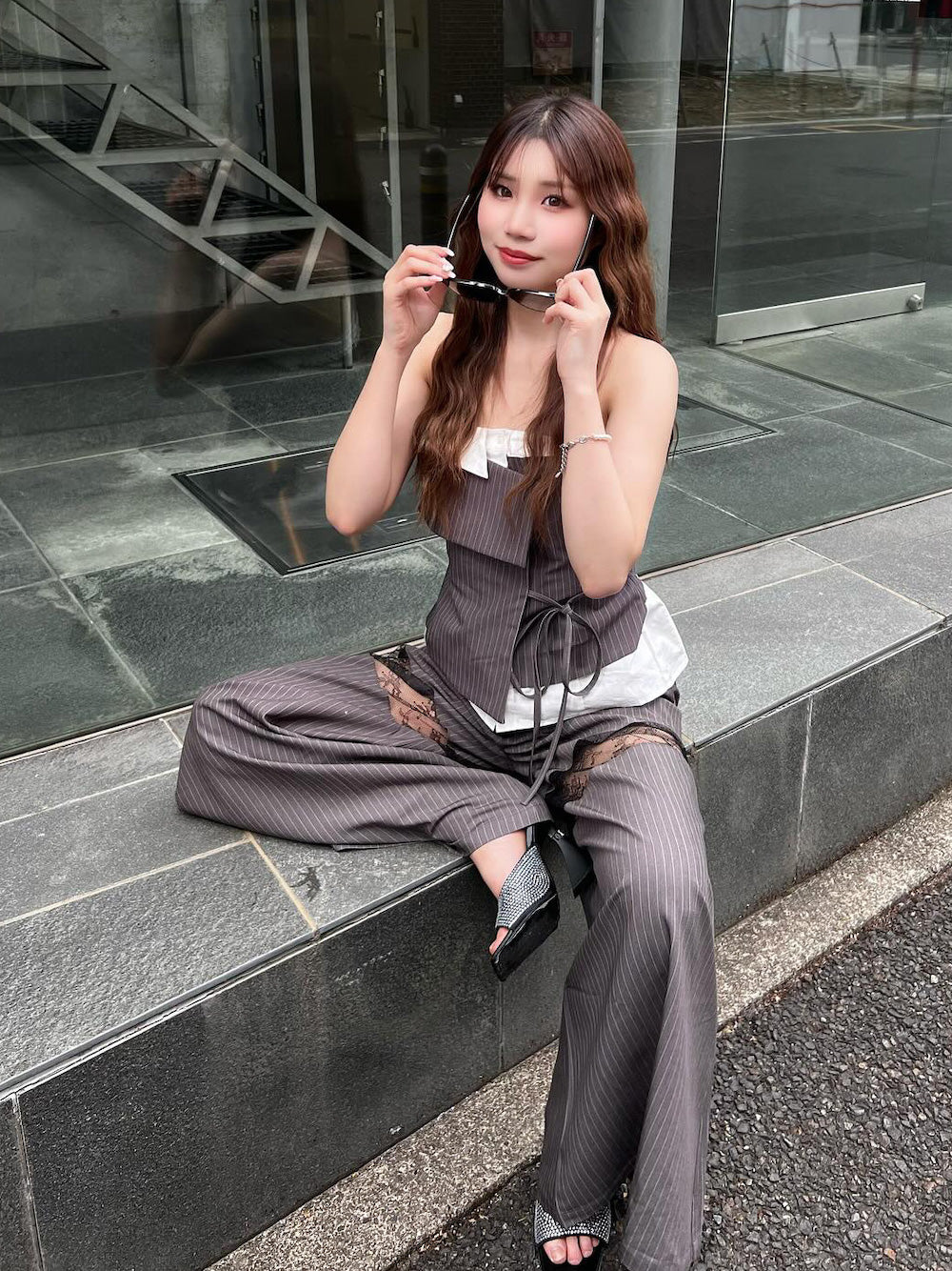 モデル:158cm(着用サイズ:S 着用カラー:GRY)