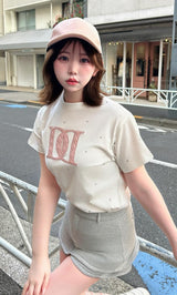 モデル:164cm(着用サイズ:FREE 着用カラー:WHT)