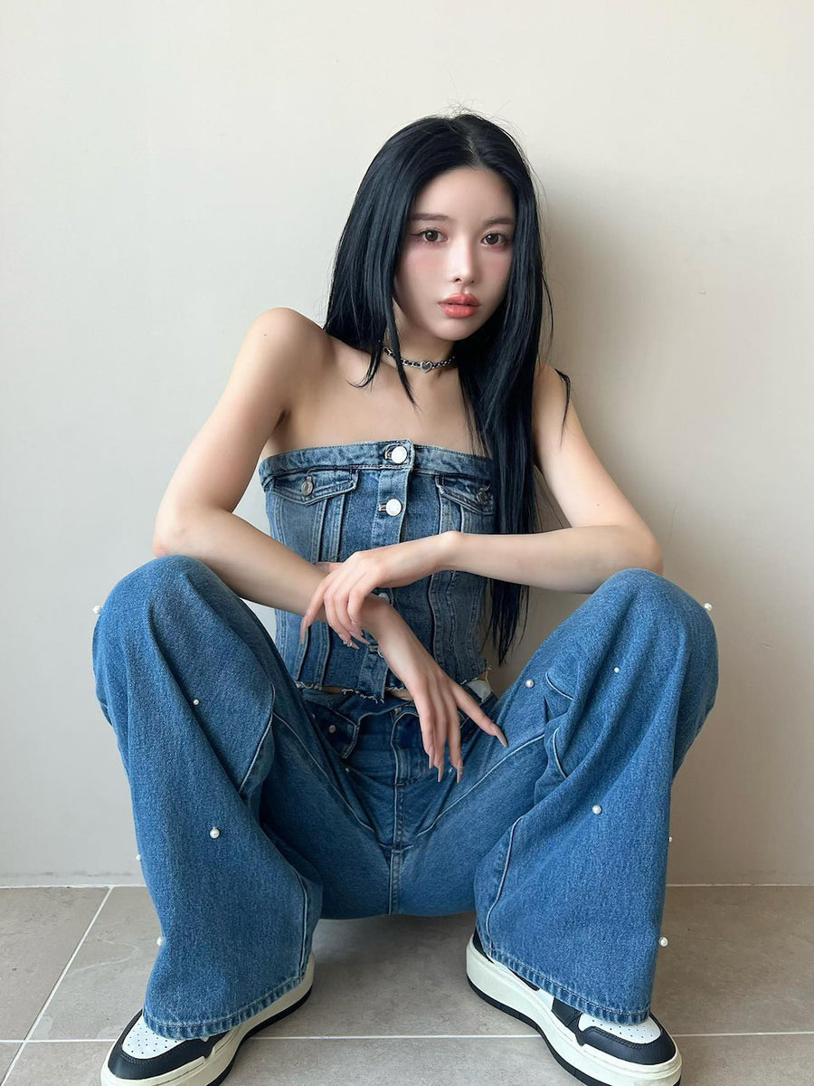モデル:160cm(着用サイズ:S 着用カラー:BLU)