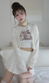 モデル:158cm(着用サイズ:FREE 着用カラー:WHT)