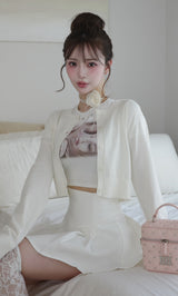 モデル:158cm(着用サイズ:FREE 着用カラー:WHT)