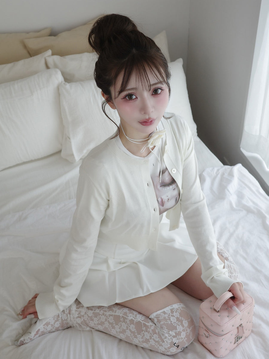 モデル:158cm(着用サイズ:FREE 着用カラー:WHT)