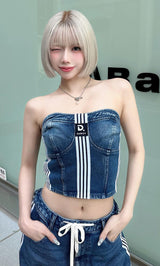モデル:155cm(着用サイズ:FREE 着用カラー:BLU)
