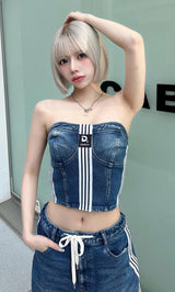 モデル:155cm(着用サイズ:FREE 着用カラー:BLU)
