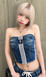 モデル:155cm(着用サイズ:FREE 着用カラー:BLU)