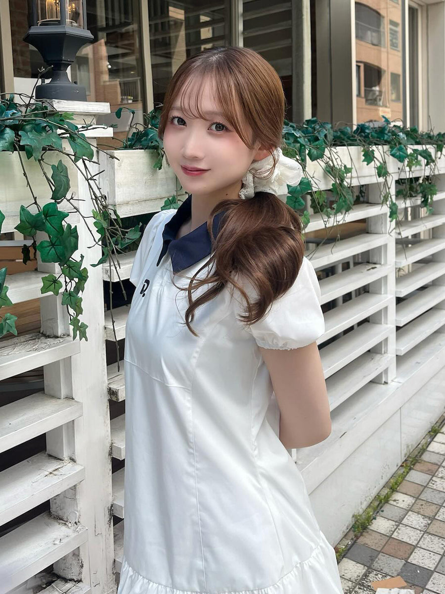 モデル:161cm(着用サイズ:FREE 着用カラー:WHT)