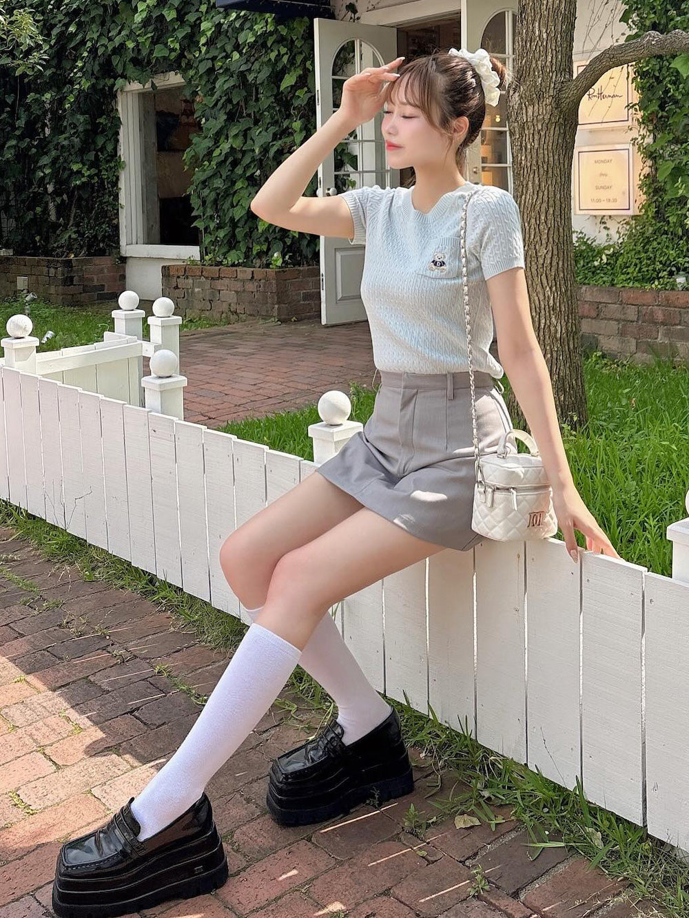 モデル:166cm(着用サイズ:S 着用カラー:GRY)