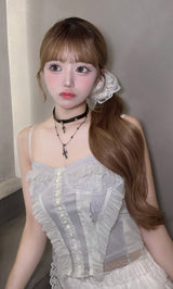 モデル:158cm(着用サイズ:FREE 着用カラー:L-GRY)
