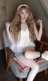 モデル:163cm(着用サイズ:FREE 着用カラー:WHT)