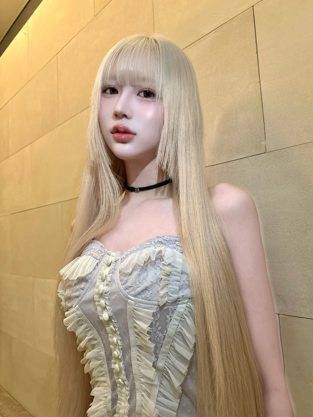 モデル:165cm(着用サイズ:FREE 着用カラー:L-GRY)