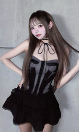 モデル:156cm(着用サイズ:FREE 着用カラー:BLK)