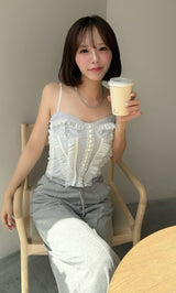 モデル:161cm(着用サイズ:FREE 着用カラー:L-GRY)