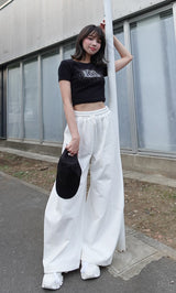 モデル:163cm(着用サイズ:L 着用カラー:WHT)