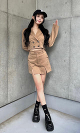モデル:155cm(着用サイズ:FREE 着用カラー:CAM)