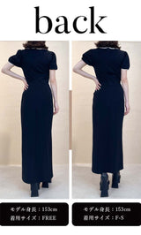 モデル:153cm(着用サイズ:F-S/FREE 着用カラー:BLK)