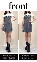 モデル:164cm(着用サイズ:FREE/F-L 着用カラー:GRY)