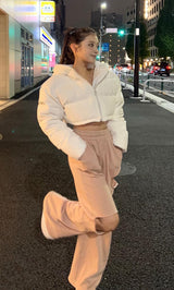 モデル:155cm(着用サイズ:FREE 着用カラー:WHT)