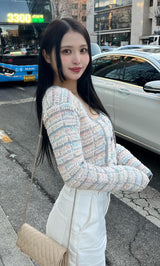 モデル:155cm(着用サイズ:FREE 着用カラー:SAX)
