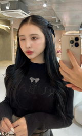 モデル:155cm(着用サイズ:FREE 着用カラー:BLK)