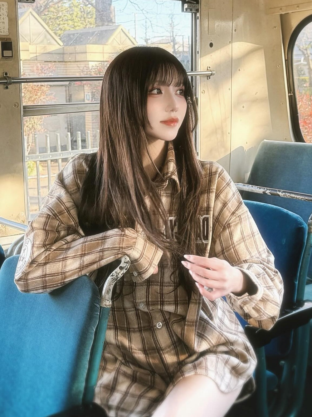 モデル:160cm(着用サイズ:FREE 着用カラー:BEG)