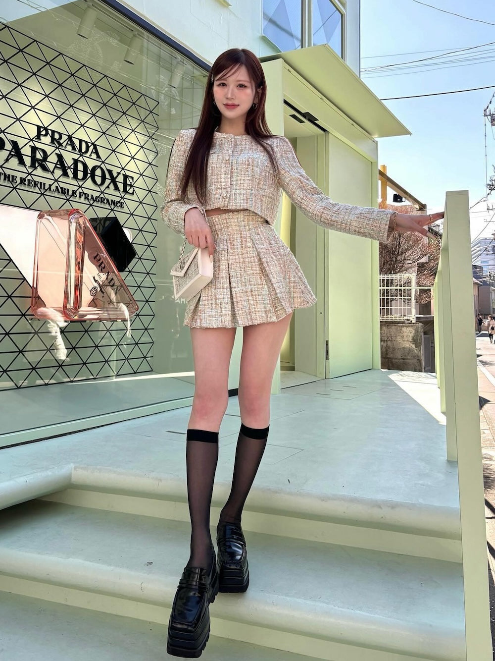 モデル:165cm(着用サイズ:FREE 着用カラー:IVO)