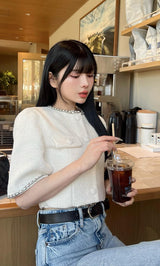モデル:160cm(着用サイズ:FREE 着用カラー:IVO)