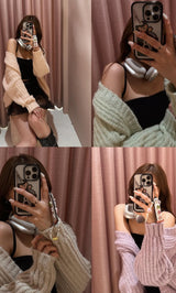 モデル:164cm(着用サイズ:FREE 着用カラー:BEG/PNK/MNT/PUR)