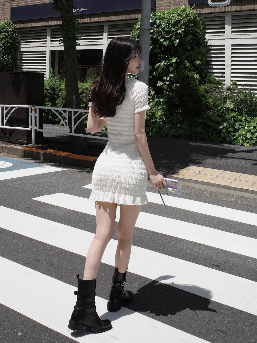 モデル:160cm(着用サイズ:FREE 着用カラー:IVO)