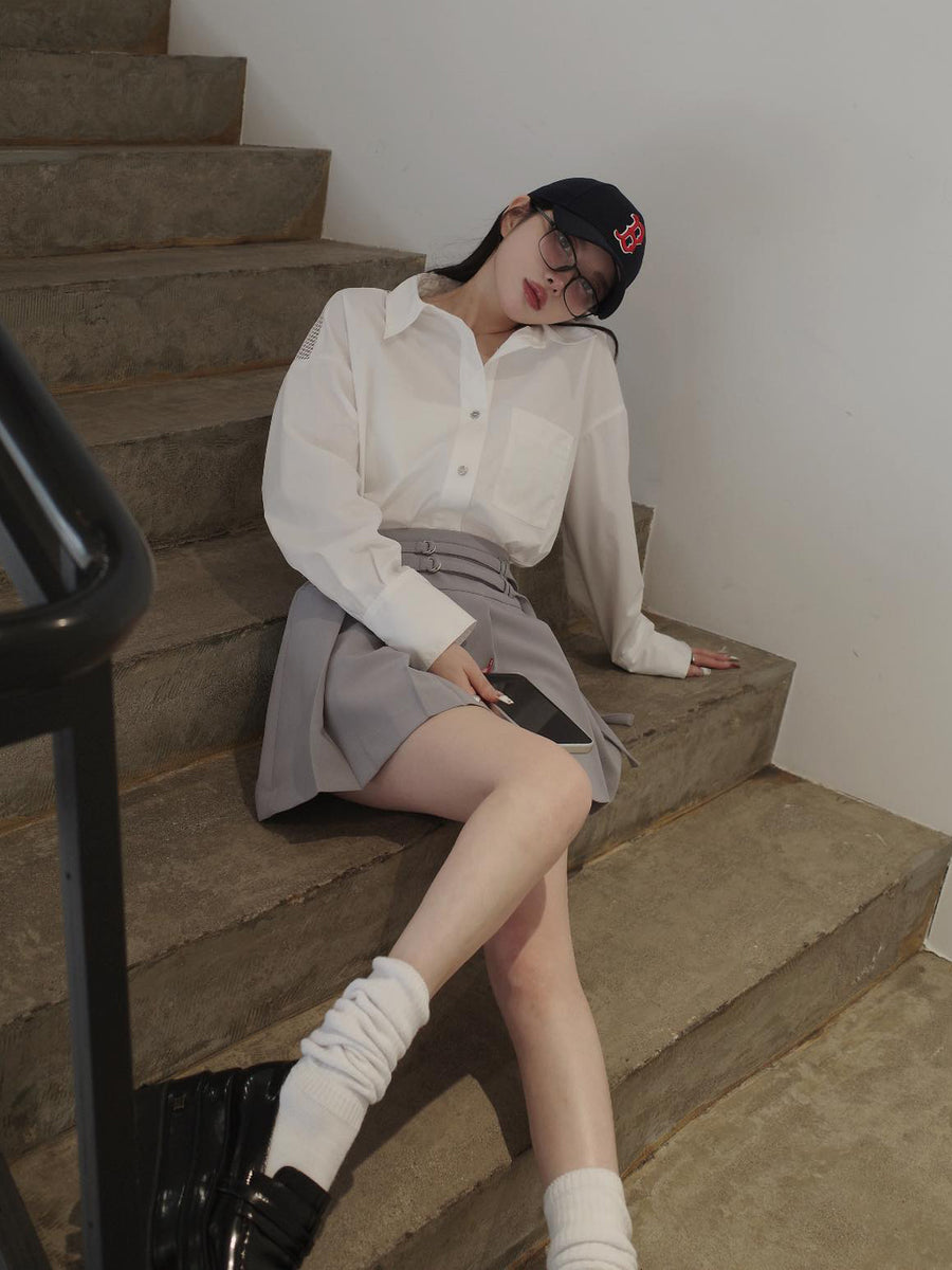モデル:160cm(着用サイズ:S 着用カラー:GRY)