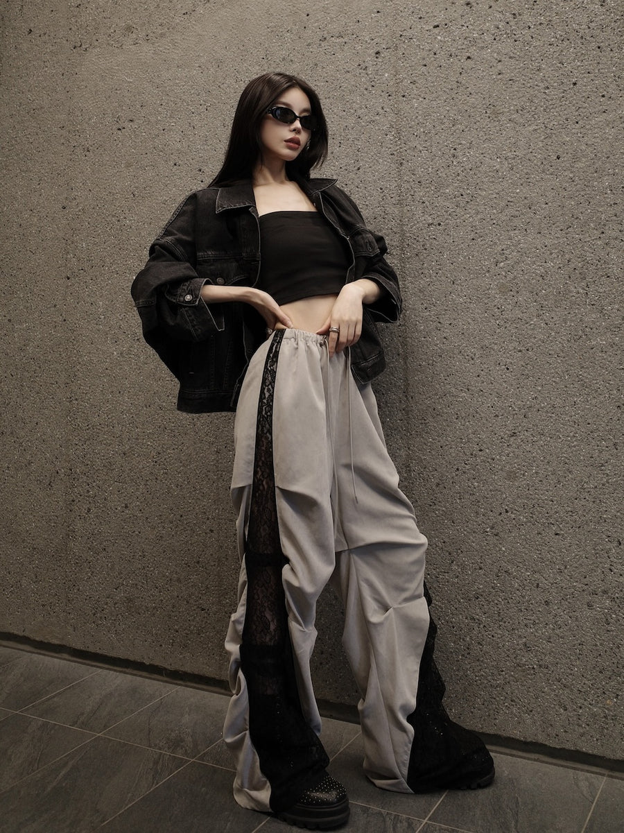 モデル:160cm(着用サイズ:FREE 着用カラー:GRY)