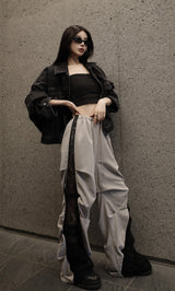 モデル:160cm(着用サイズ:FREE 着用カラー:GRY)