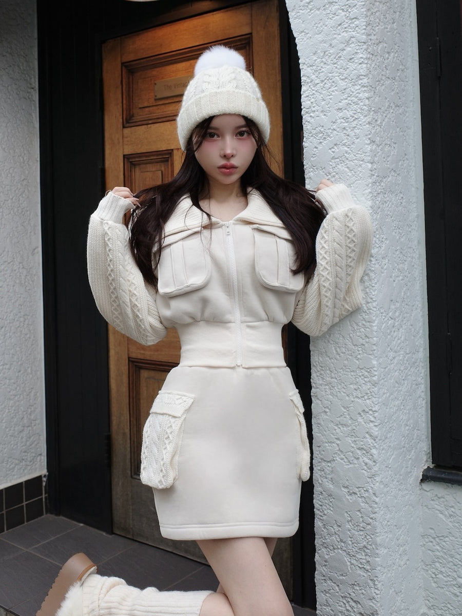 モデル:160cm(着用サイズ:FREE 着用カラー:IVO)