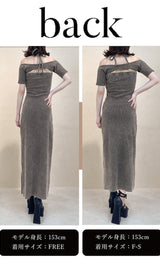 モデル:153cm(着用サイズ:F-S/FREE 着用カラー:C-GRY)