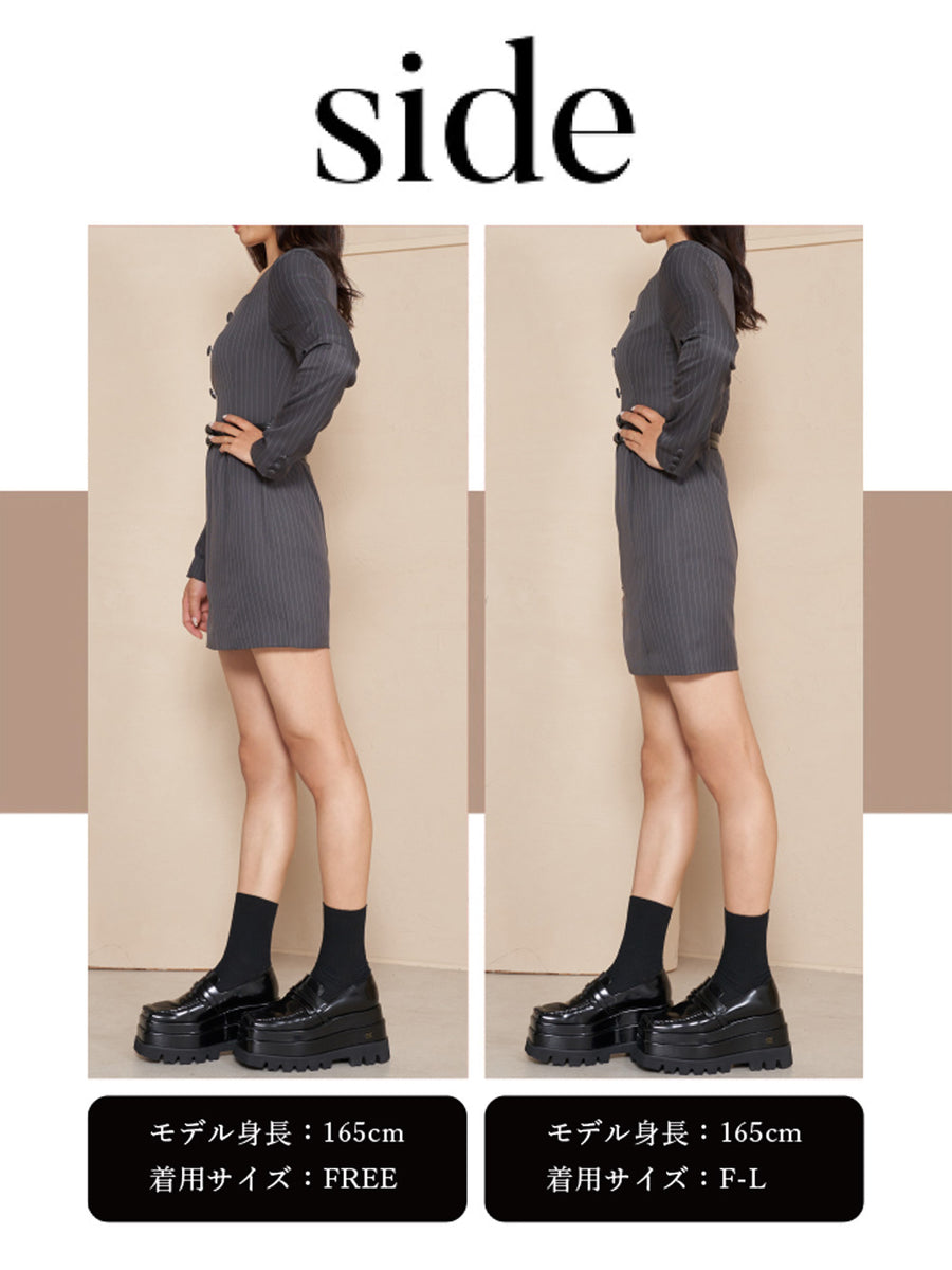 モデル:165cm(着用サイズ:FREE/F-L 着用カラー:C-GRY)