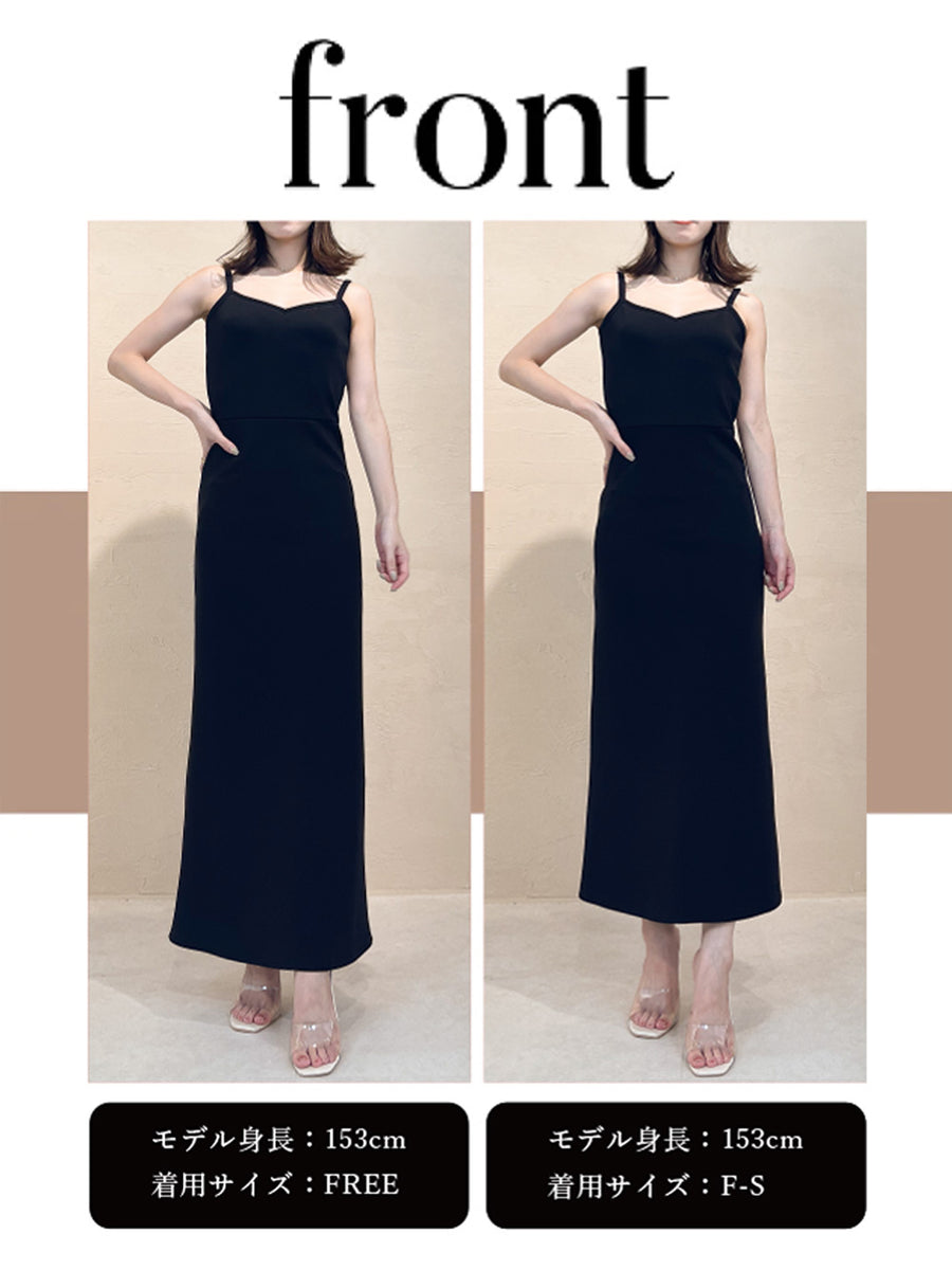 モデル:153cm(着用サイズ:F-S/FREE 着用カラー:BLK)