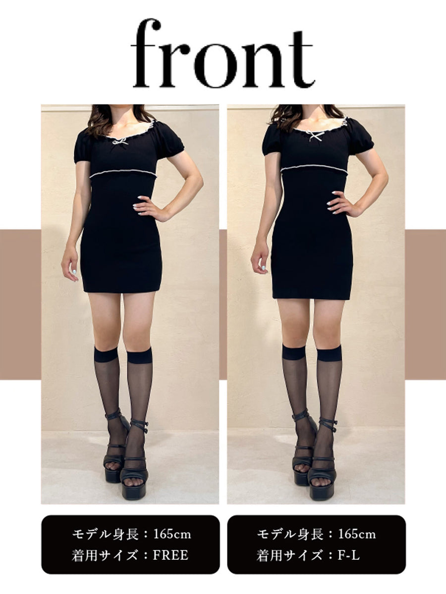 モデル:165cm(着用サイズ:FREE/F-L 着用カラー:BLK)
