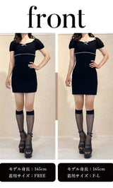 モデル:165cm(着用サイズ:FREE/F-L 着用カラー:BLK)