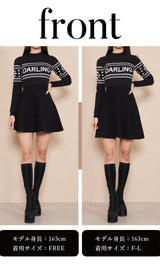 モデル:163cm(着用サイズ:FREE/F-L 着用カラー:BLK)