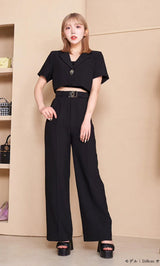 モデル:160cm(着用サイズ:FREE 着用カラー:BLK)
