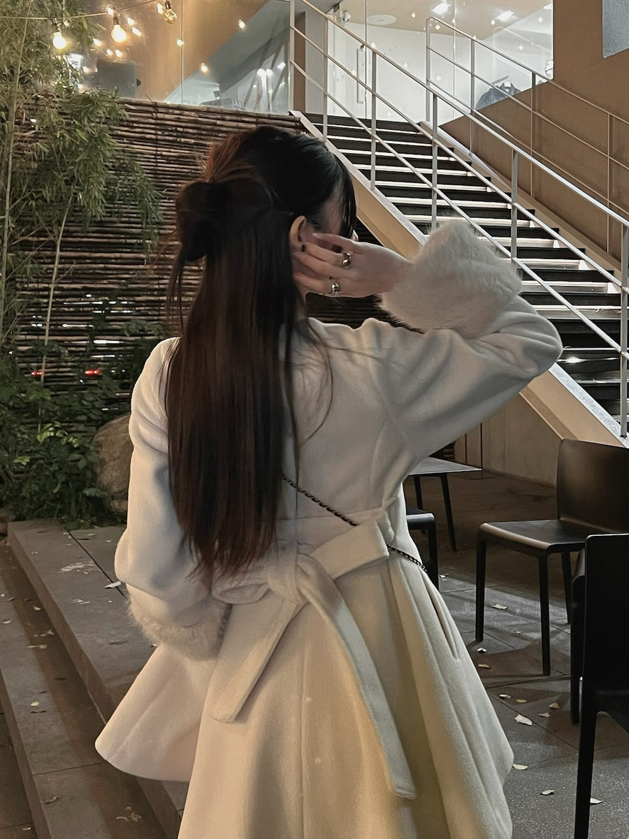モデル:160cm(着用サイズ:FREE 着用カラー:IVO)