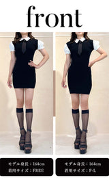 モデル:164cm(着用サイズ:FREE/F-L 着用カラー:BLK)