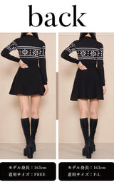 モデル:163cm(着用サイズ:FREE/F-L 着用カラー:BLK)