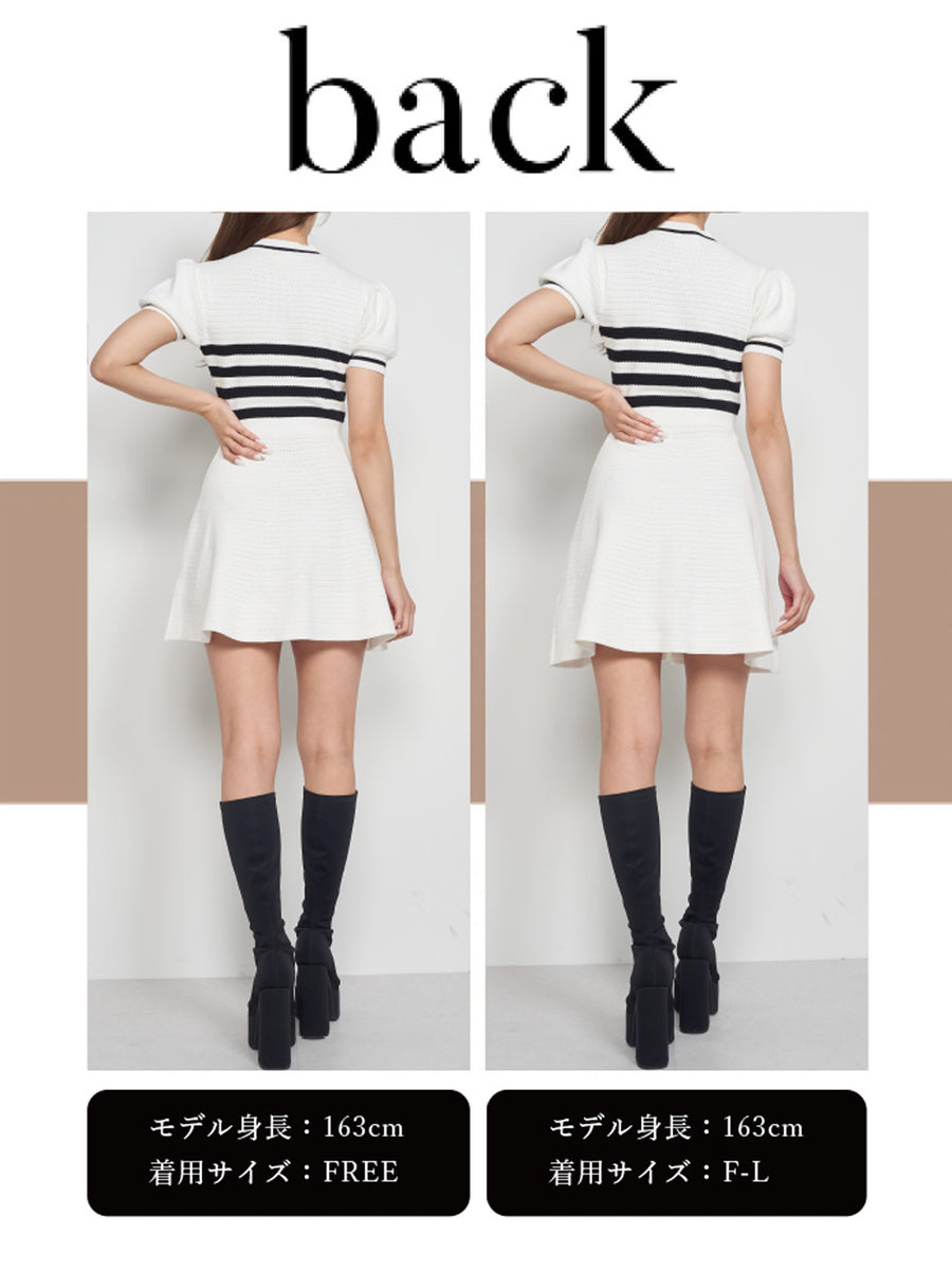 モデル:163cm(着用サイズ:FREE/F-L 着用カラー:WHT)