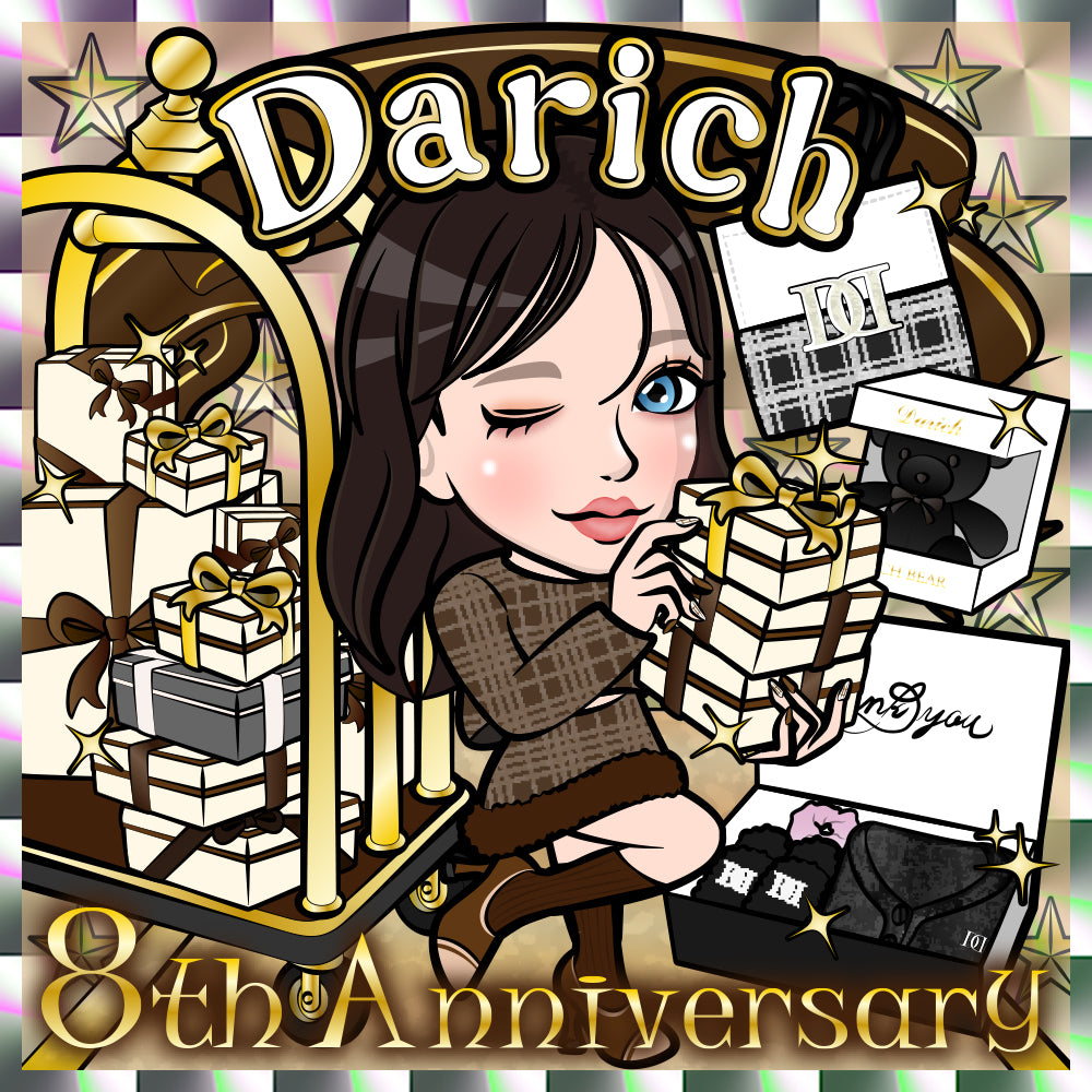 【novelty】Darich8周年限定シール